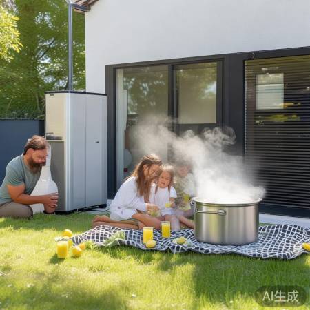 空气能热水器，节能又省电