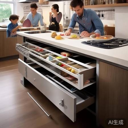 集成灶抽屉设计实用巧