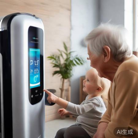 哈博热水器操作简便，老人孩子易