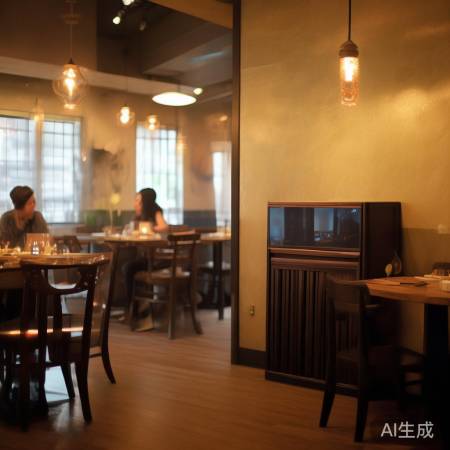 餐厅角落消毒柜