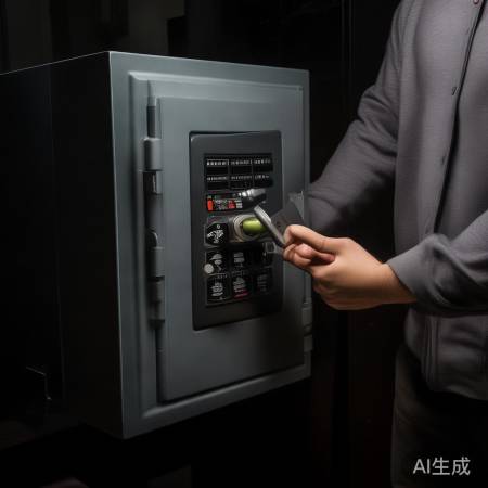 输入密码，门自动开启