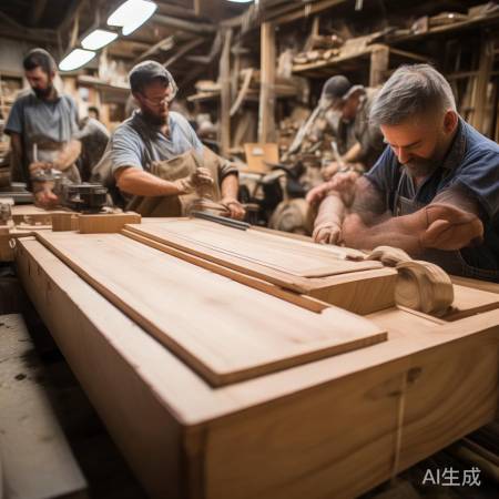红酒柜制作：匠心传承，镜面打磨