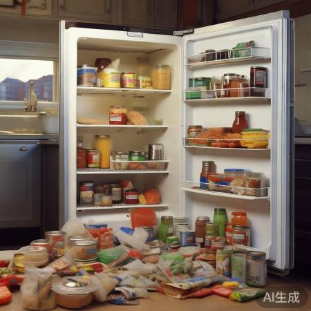 “冰箱大扫除，过期食品清理”