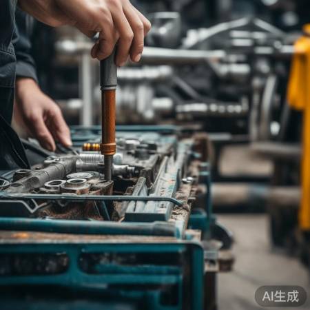 操作螺丝，慢慢拧