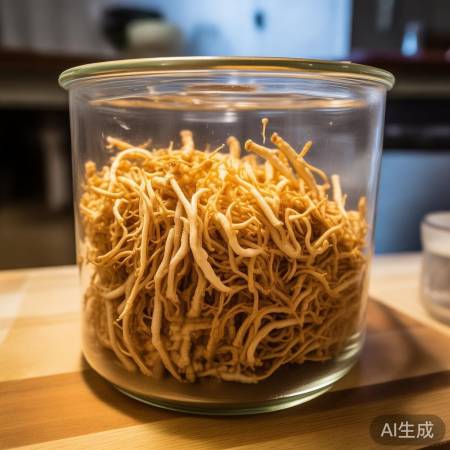 虫草花冷藏保质约5-7天