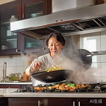 正确使用油烟机，保持厨房清新