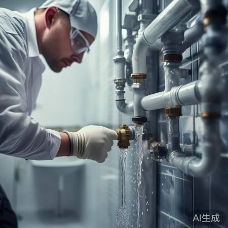 水管安装后检查漏水