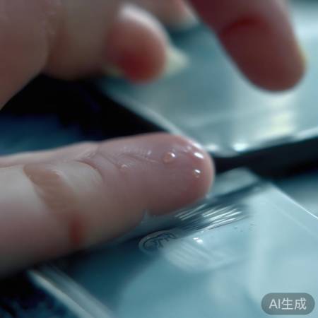 保持干燥按指纹