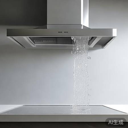 油烟机管道存水原因