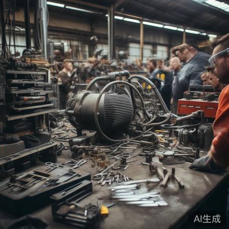 聚会式检修，安全工具齐备